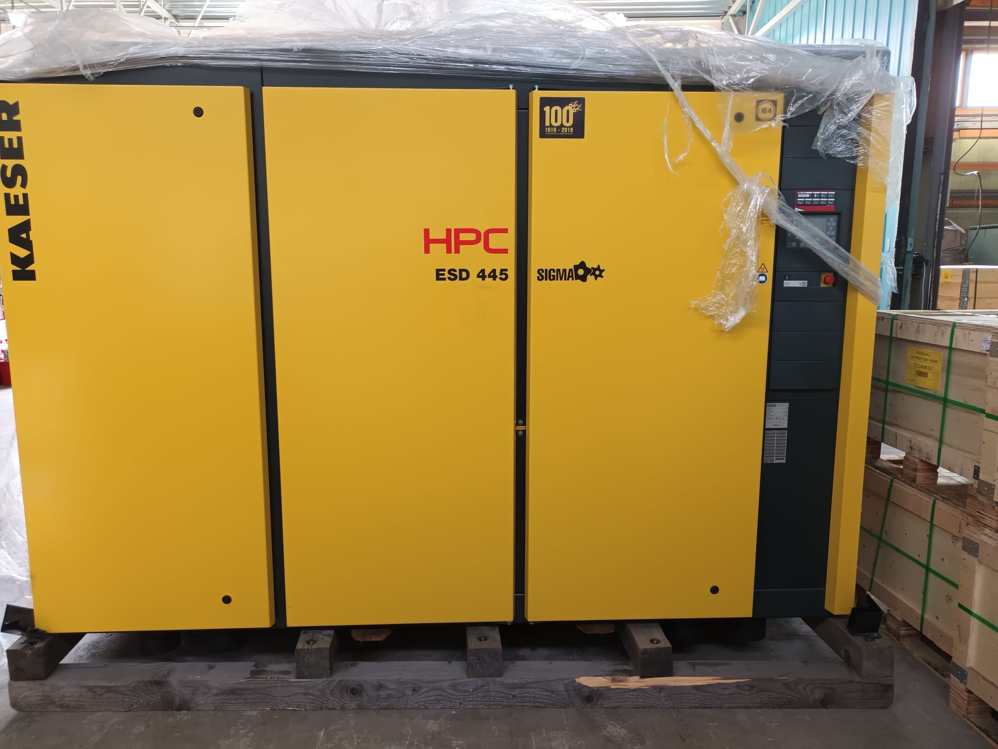 Kaeser ESD 445 kompressoren, 250 kW, 400v, 2019, never used !!