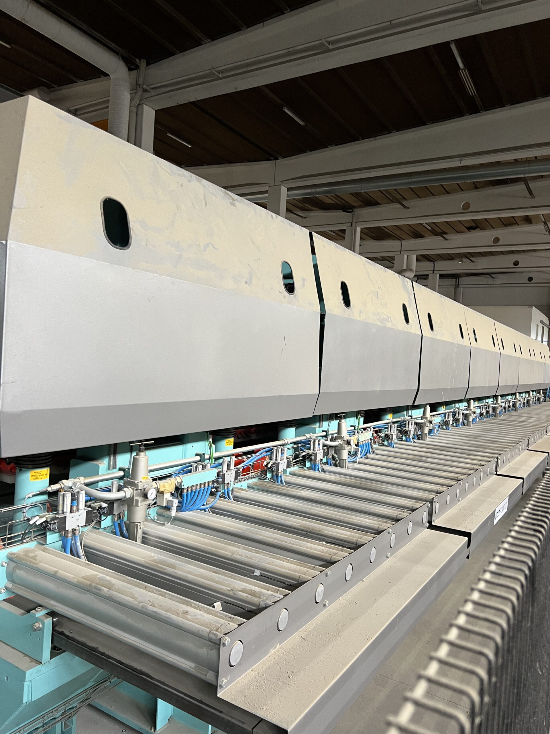 CLT board production line by Ledinek and Hundegger PBA-D 2018, Capacity 29 000 m3/a